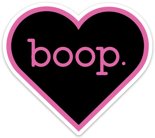 boop Heart Sticker - Jackson Galaxy