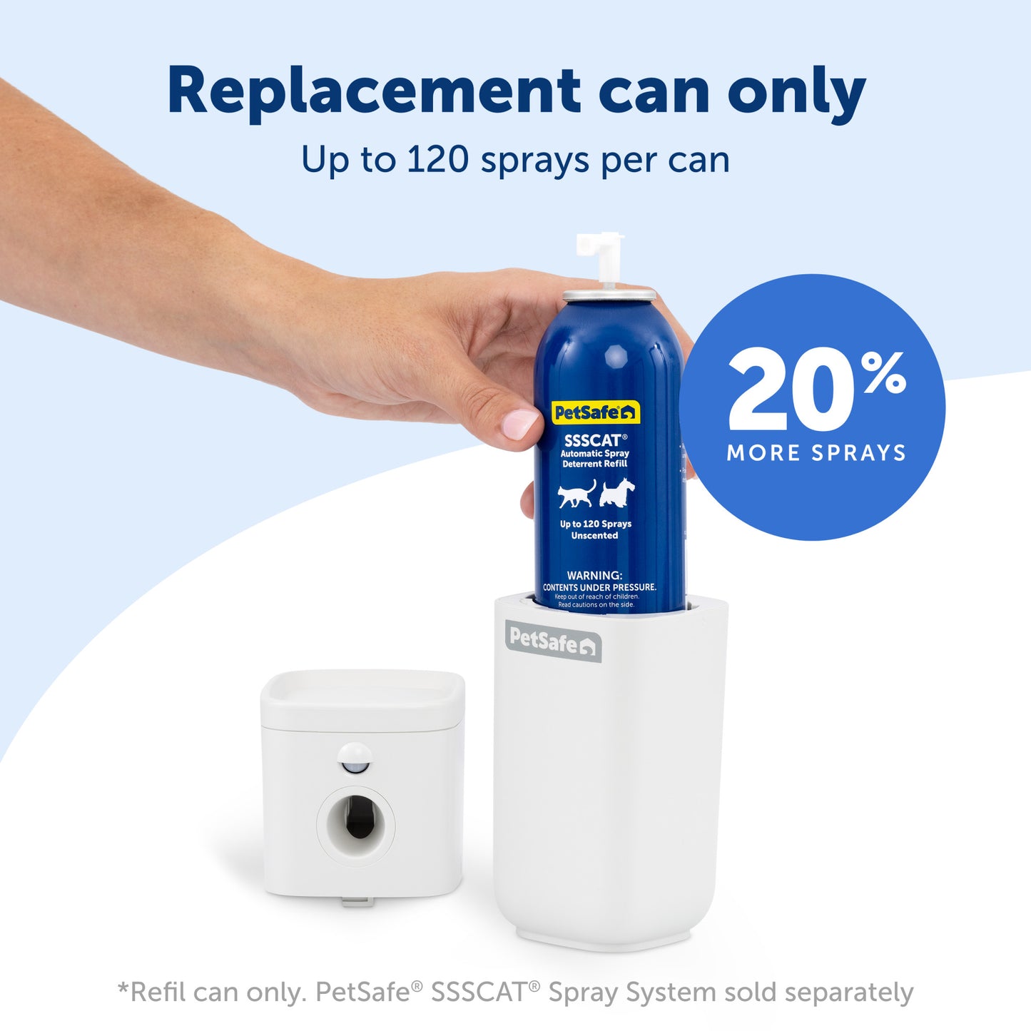 Refill for SSSCat Automatic Spray Deterrent by PetSafe