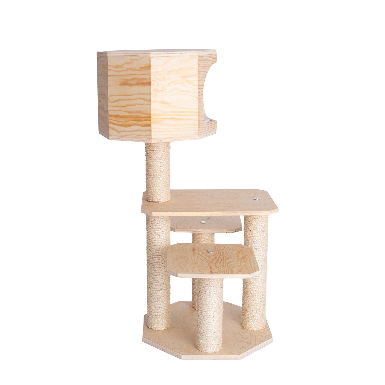 Premium Pinus Sylvestris Wood Cat Tree by Armarkat