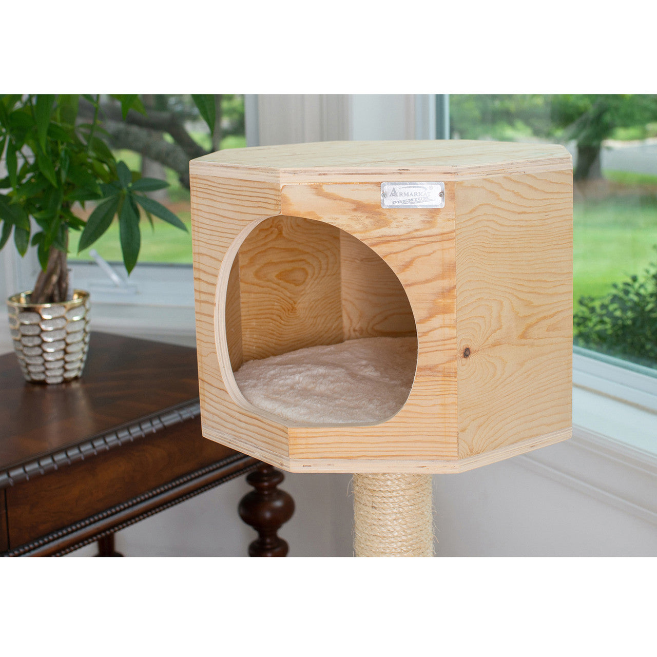Premium Pinus Sylvestris Wood Cat Tree by Armarkat
