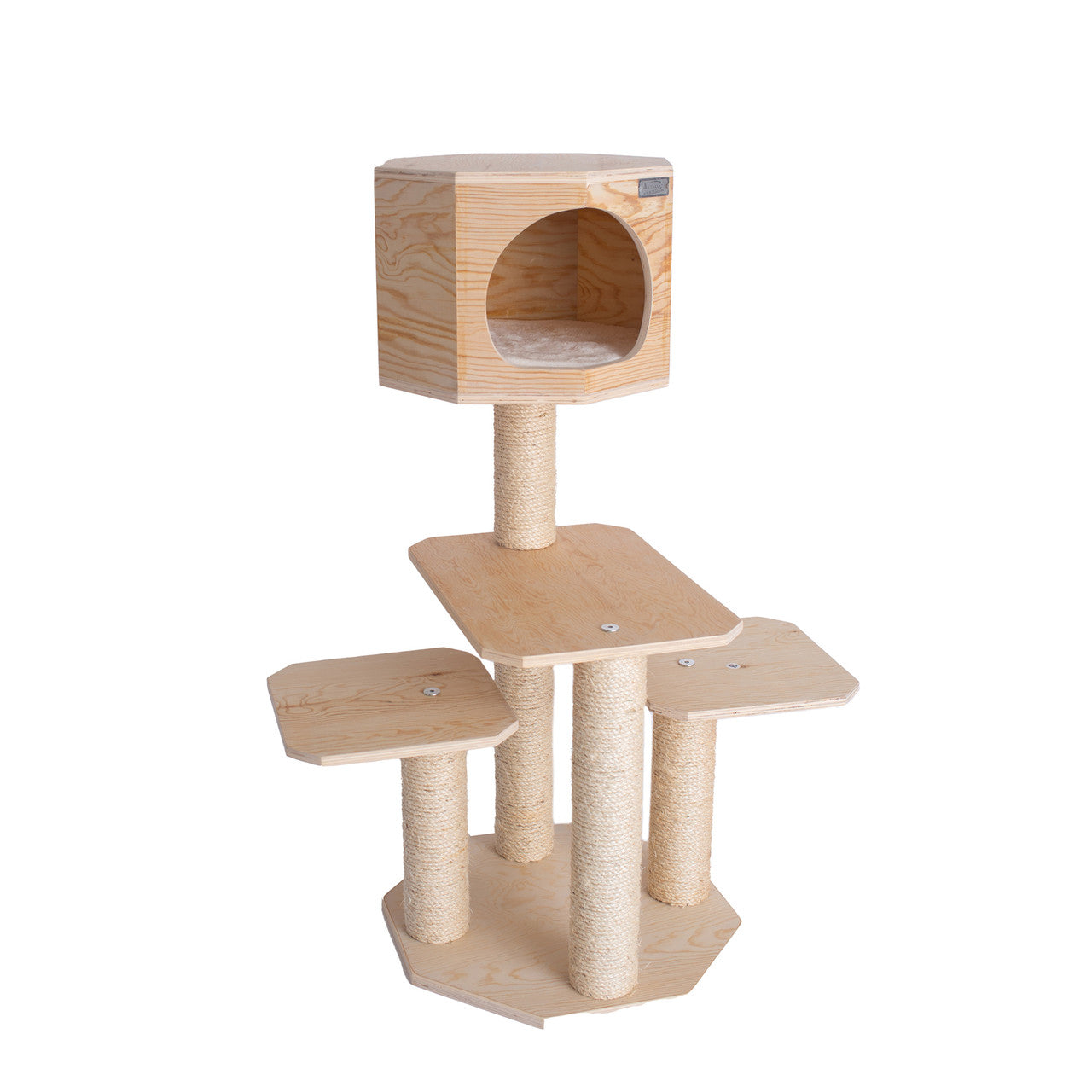 Premium Pinus Sylvestris Wood Cat Tree by Armarkat