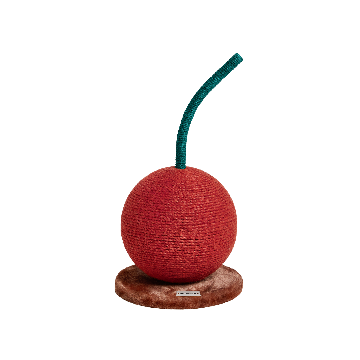 Cherry Cat Scratching Ball by Vetreska