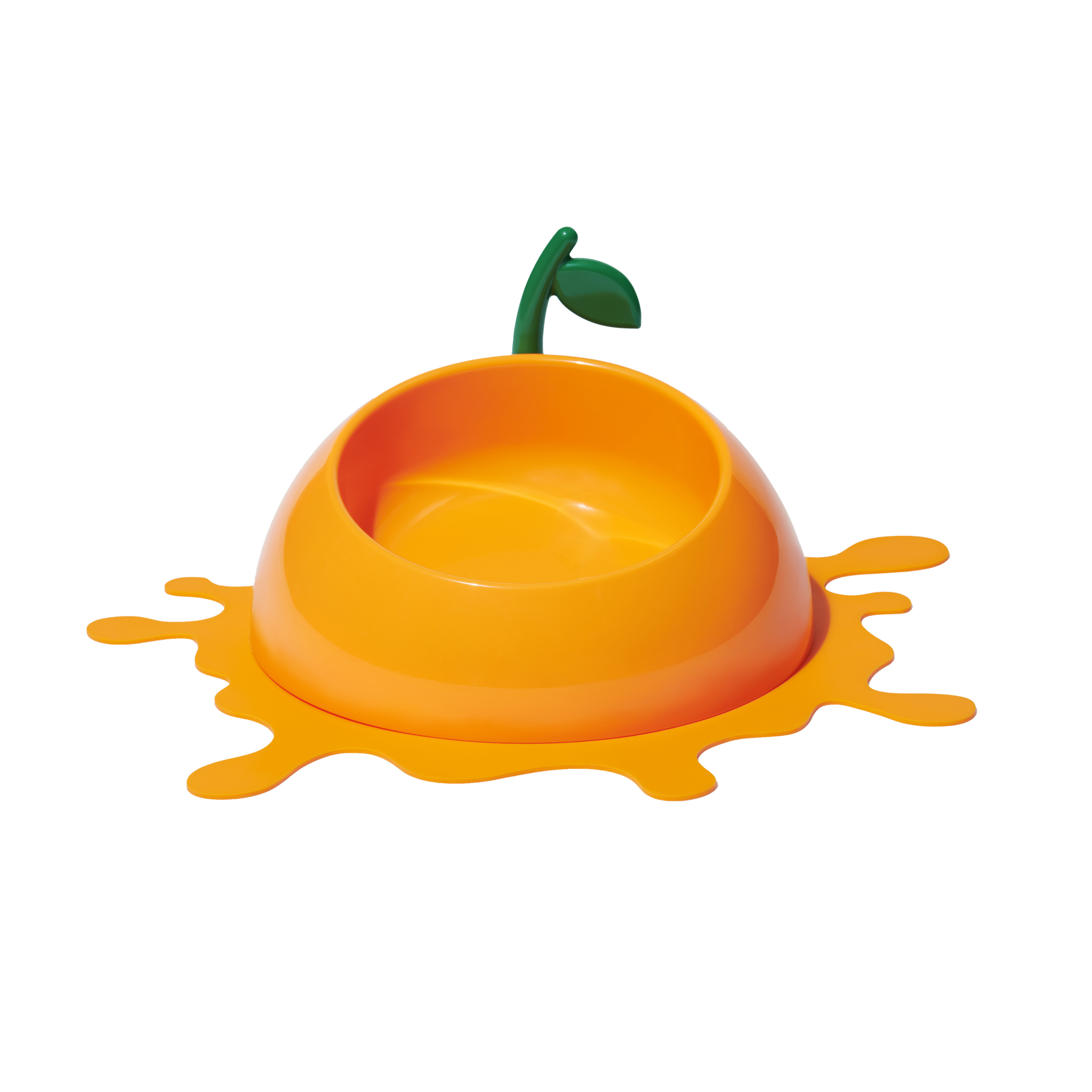 Juicy Tangerine Pet Bowl, Spoon & Mat Set by Vetreska