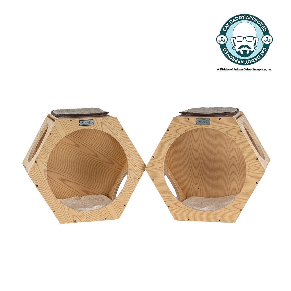 Real Wood Wall Series: Natural Wood Wall Tree (Set of 2) by Armarkat