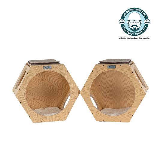 Real Wood Wall Series: Natural Wood Wall Tree (Set of 2) by Armarkat
