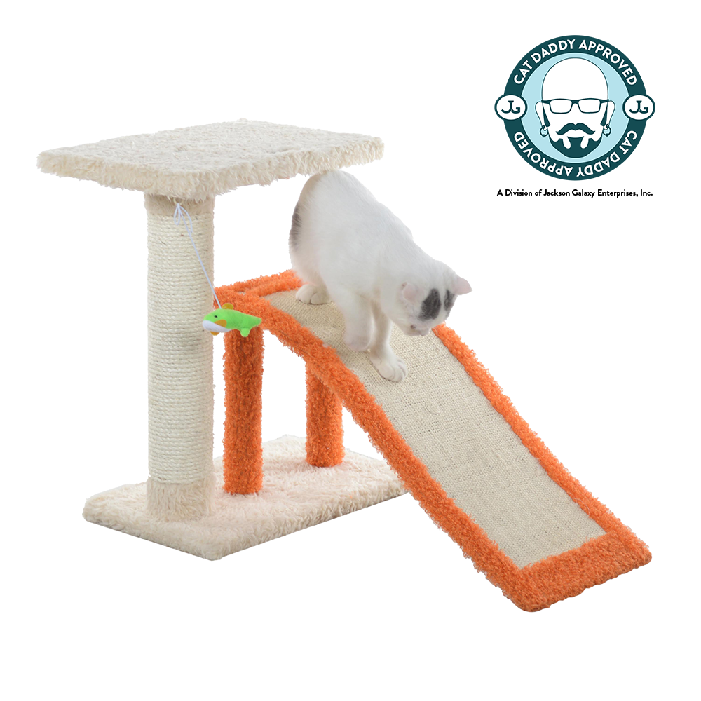 Premium Kitten Scratcher with Ramp by Armarkat