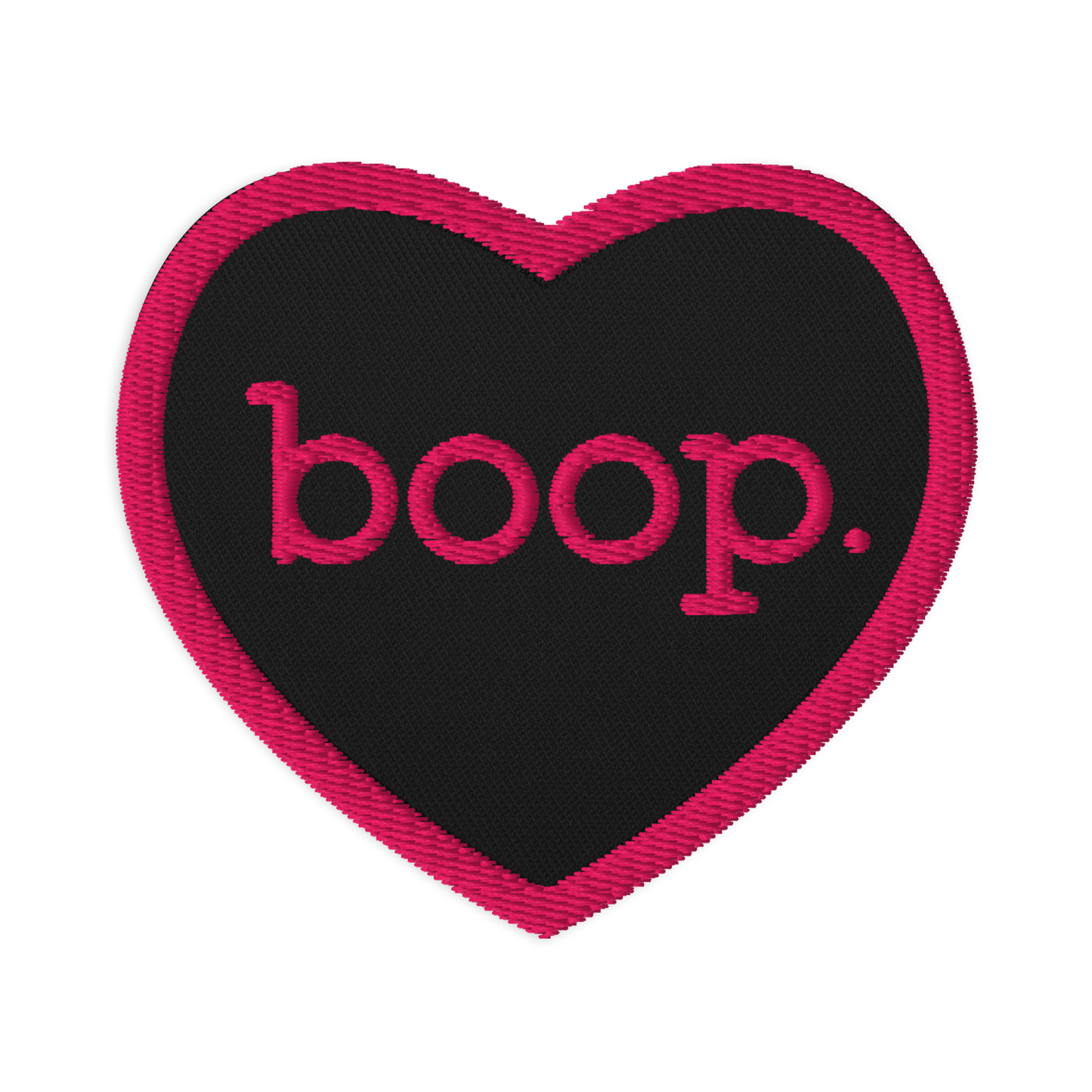 boop Embroidered Patch, Heart - Jackson Galaxy