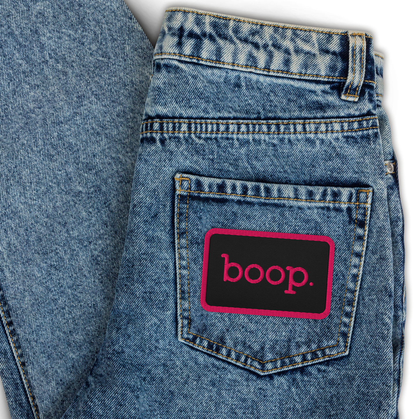 boop Embroidered Patch, Rectangle - Jackson Galaxy