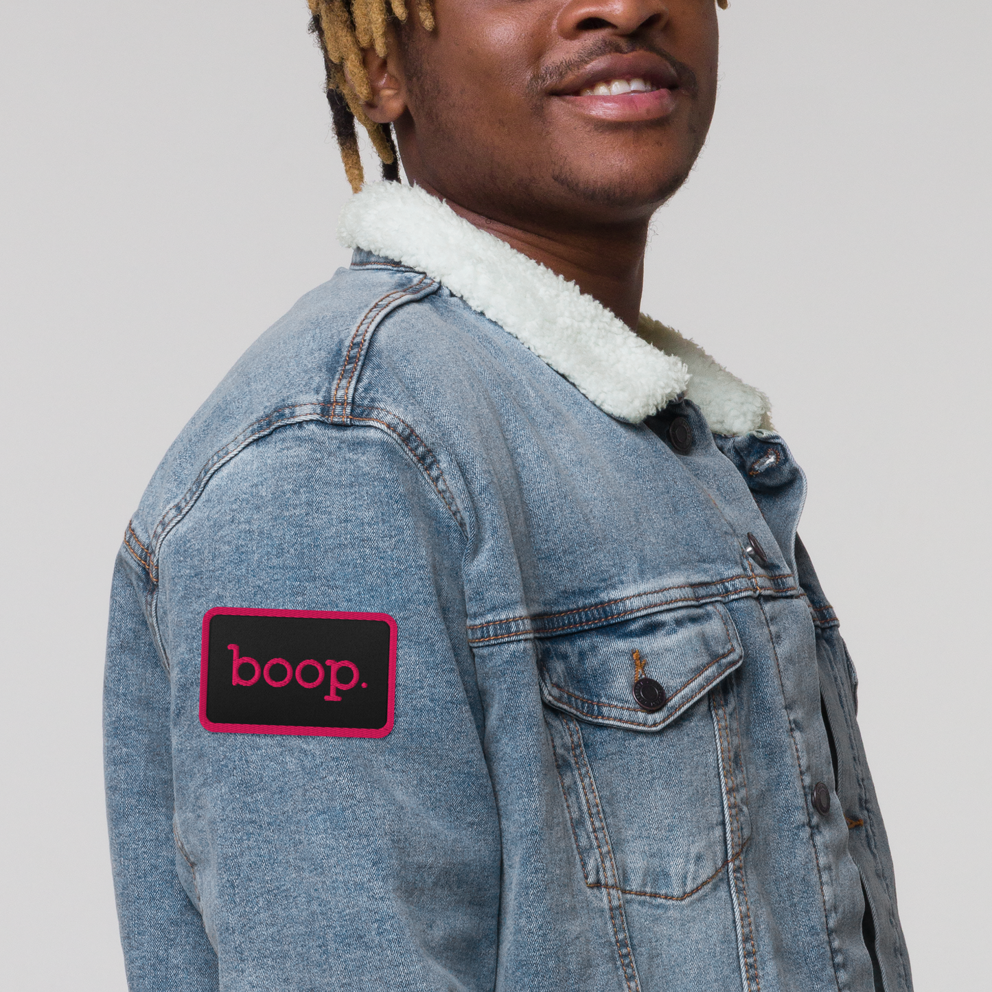 boop Embroidered Patch, Rectangle - Jackson Galaxy