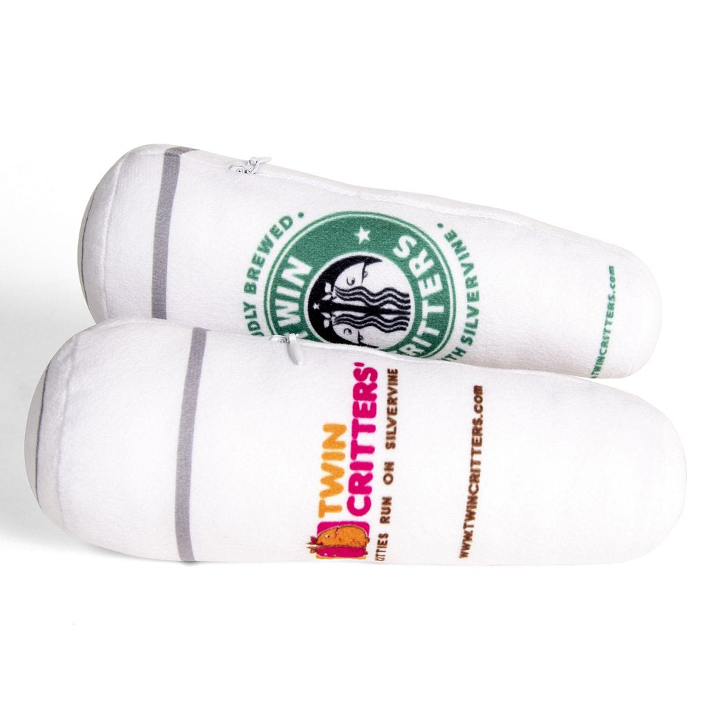 SILVERVINE COFFEE CUPS - PLUSH CATNIP TOY
