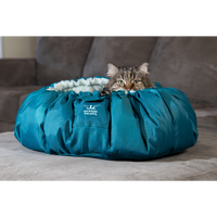 Convertible Clamshell Cat Bed