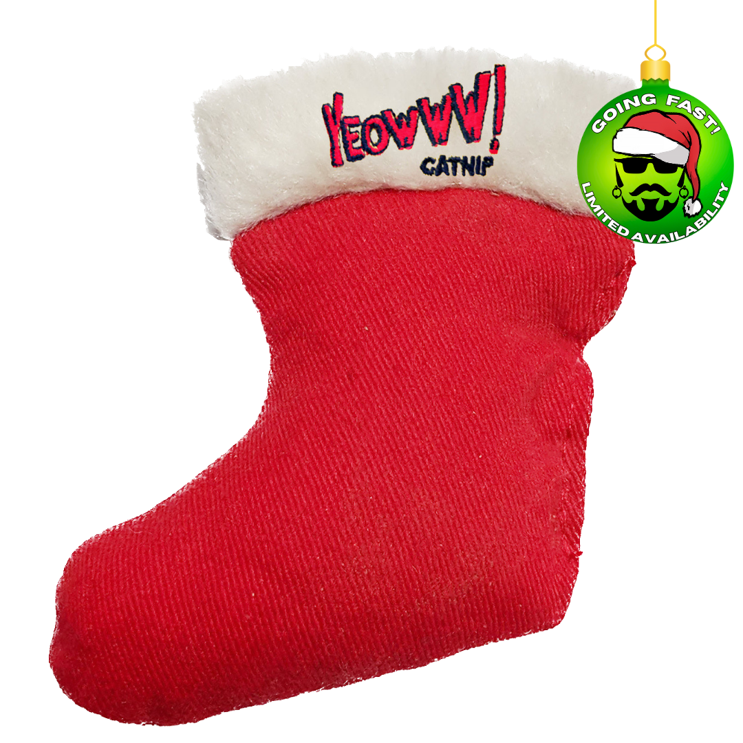 Stocking Cat Toy by Yeowww!