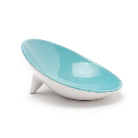 Whiskerware Ceramic Tilted Bowl