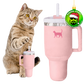 Kitty Cup Cat Tumbler Toy with Catnip & Crinkle Paper by PUPROAR
