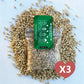 Cat Grass Seed Pack 3x (3 oz total) by Three Farms