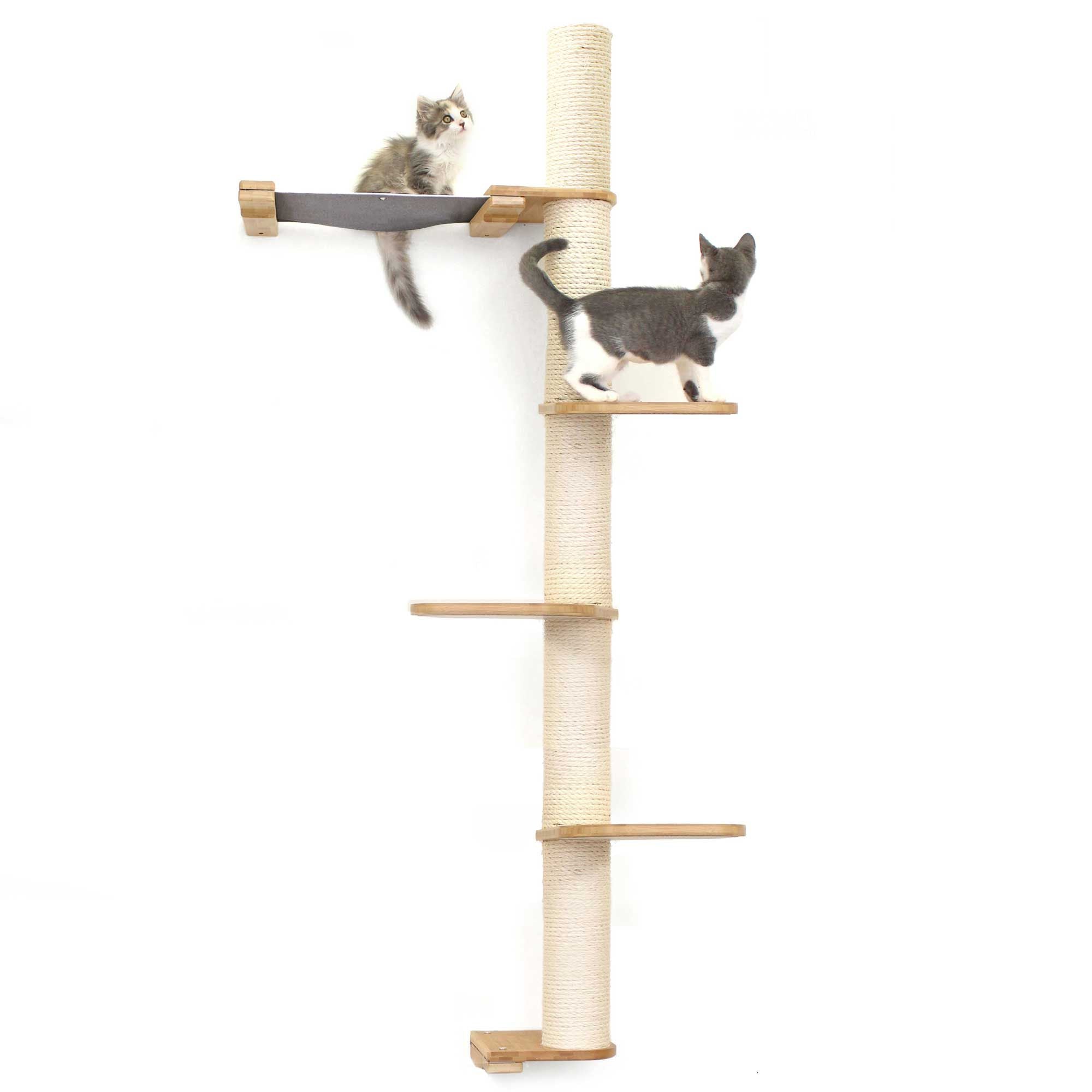 The Crow's Nest: High, Tall Cat Tree/Hammock by Catastrophic Creations