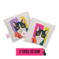 Cat Nerd Pop Art Crinkle Square - Limited Edition Toy Collection by Jackson Galaxy