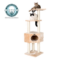 52-Inch 3 Tier Real Wood Cat Tree, Beige by Armarkat