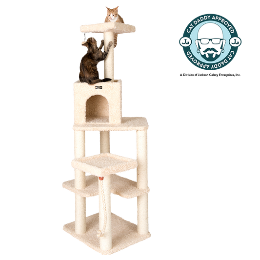 Classic 69-inch Ultra-Thick Faux Fur Cat Tree by Armarkat