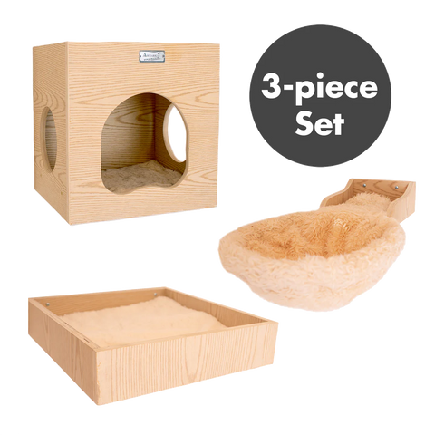 Wall Series: Tree W1907B with Condo, Perch, and Soft Perch by Armarkat