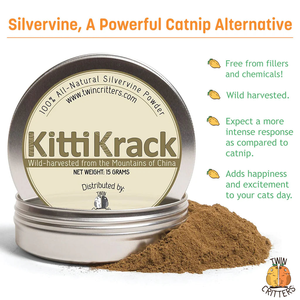 KittiKrack Silvervine Powder by Twin Critters