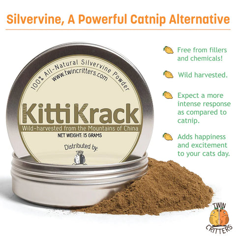 KittiKrack Silvervine Powder by Twin Critters