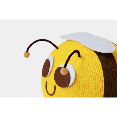 Bee Cat Scratching Ball by Vetreska