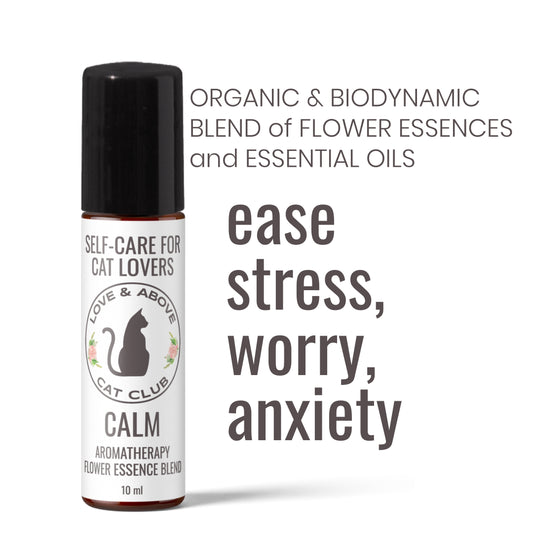 Calm - Stress Relief for Humans: Aromatherapy & Flower Essence Roller