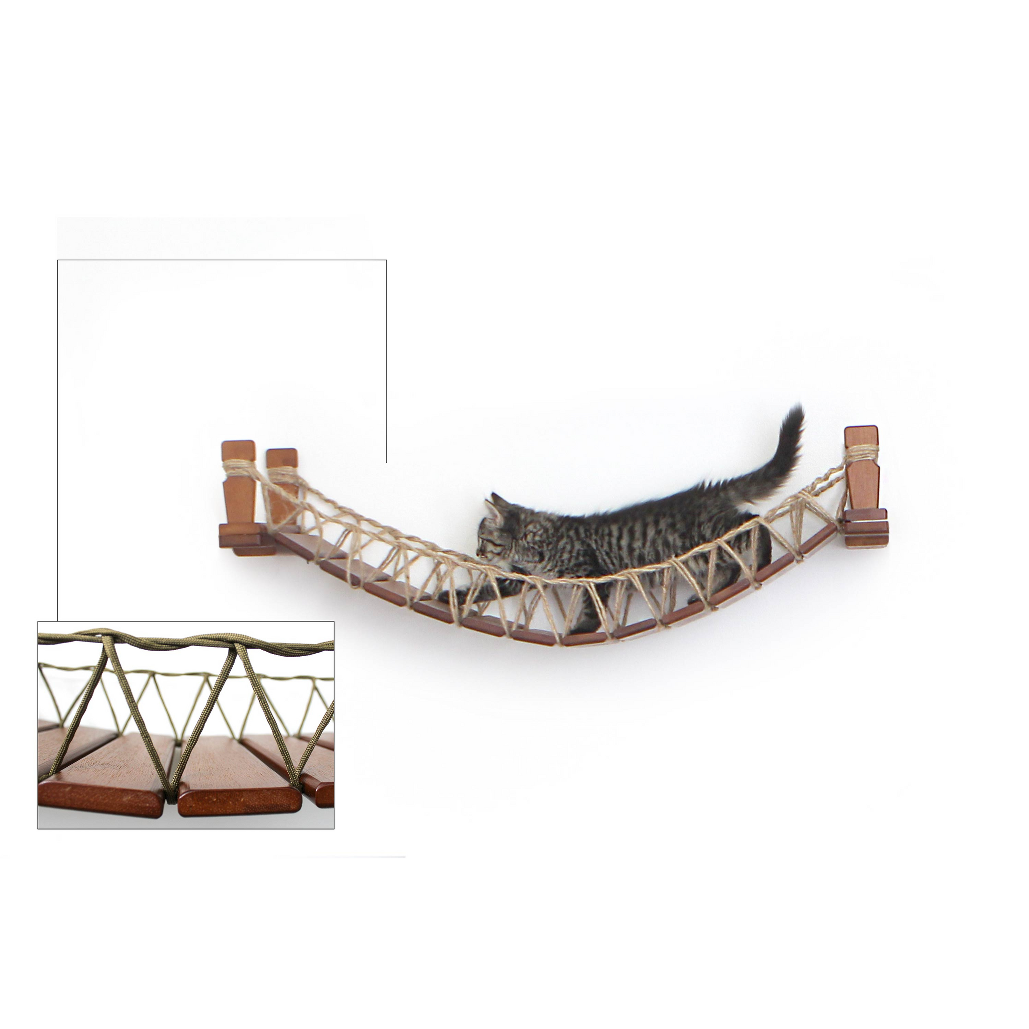 Our Wall-Mounted Cat Bridge by Catastrophic Creations