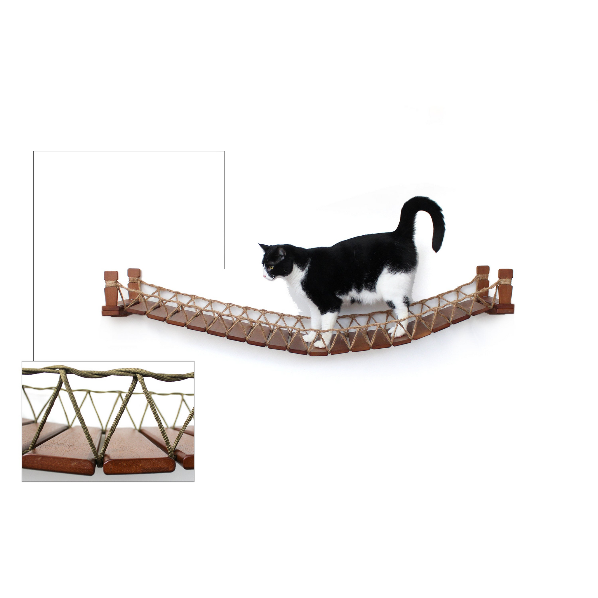 Our Wall-Mounted Cat Bridge by Catastrophic Creations