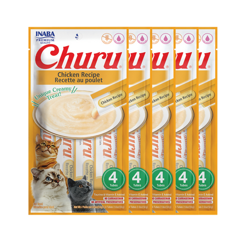 Inaba Churu Bundle - 5 Pack (20 Tubes)