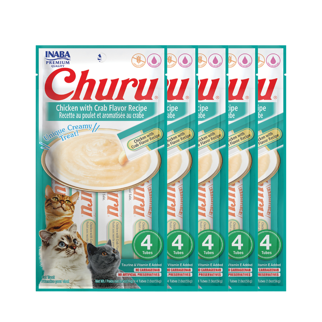 Inaba Churu Bundle - 5 Pack (20 Tubes)