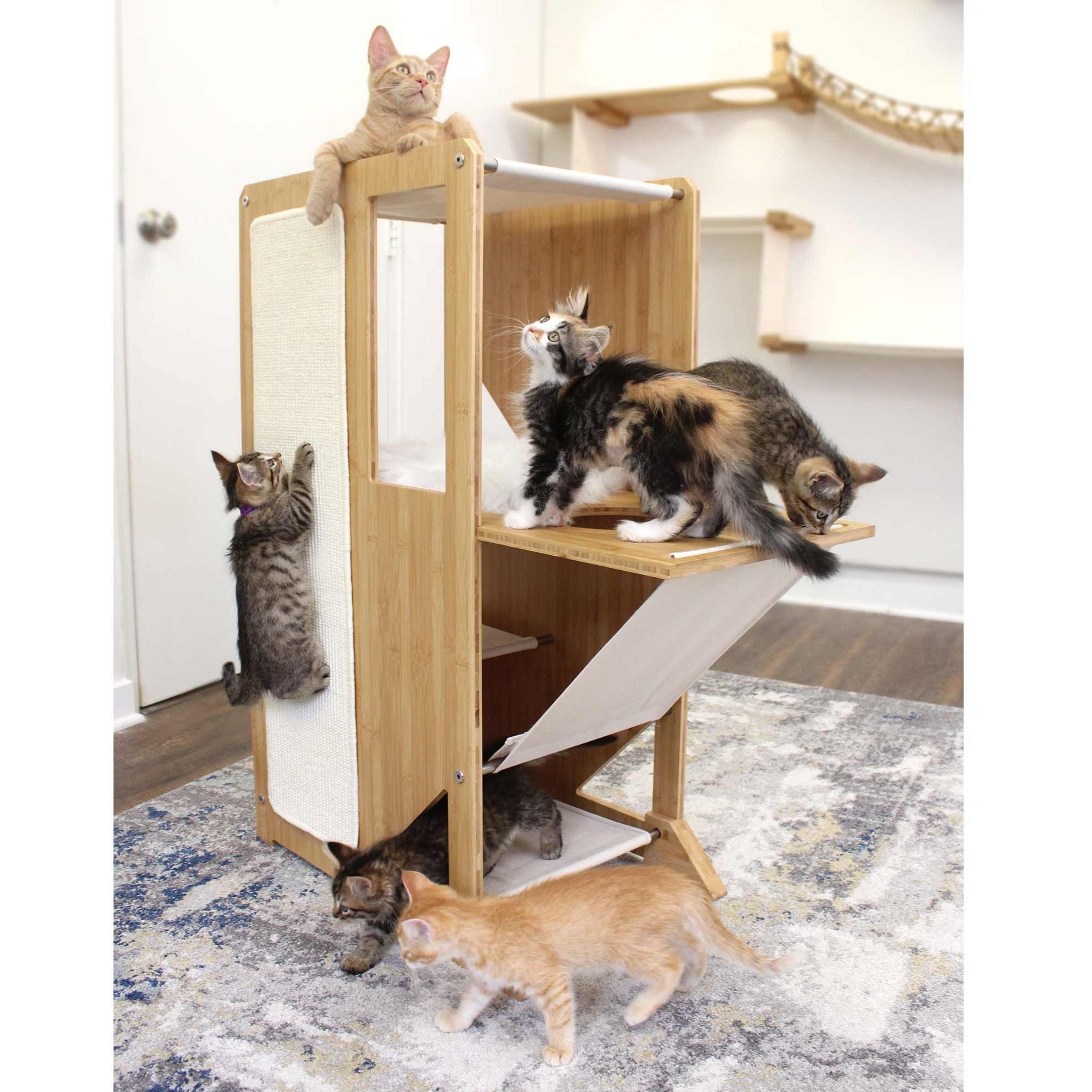 The Overlook - A Stable, Large Cat Tree by Catastrophic Creations