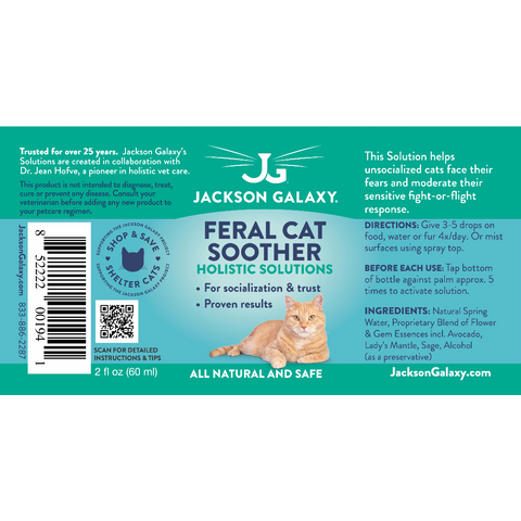 Feral Cat Soother (Formerly Feral Flower Formula) - Feral Cat Solution
