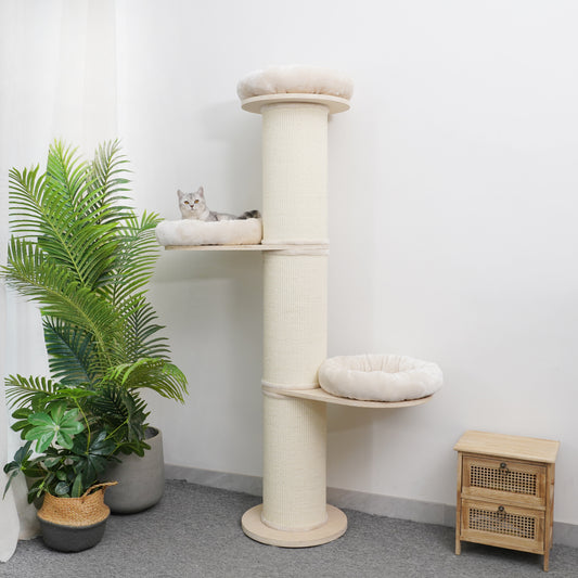 Oliver 74" Wall Anchored Cat Tree by Agile