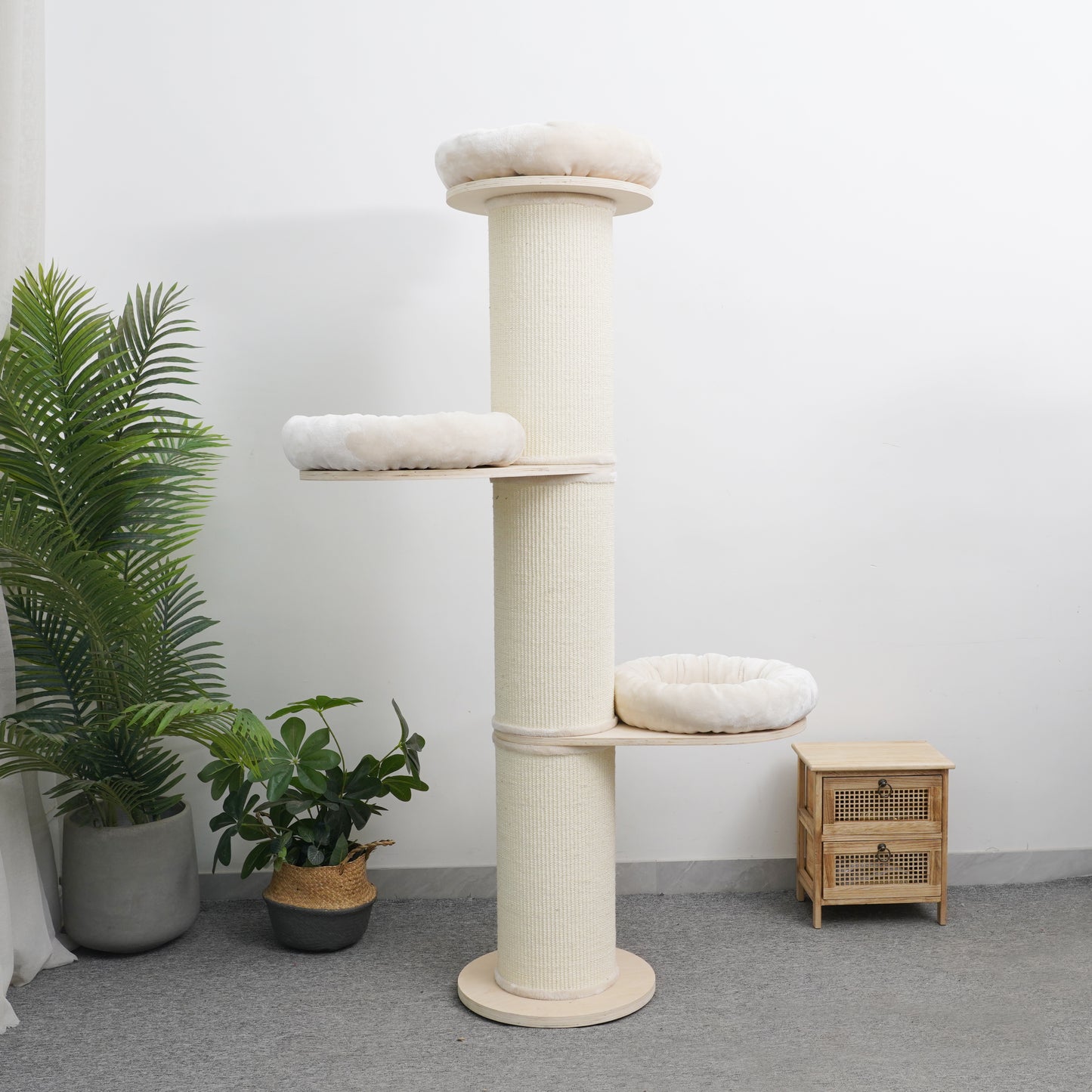 Oliver 74" Wall Anchored Cat Tree by Agile