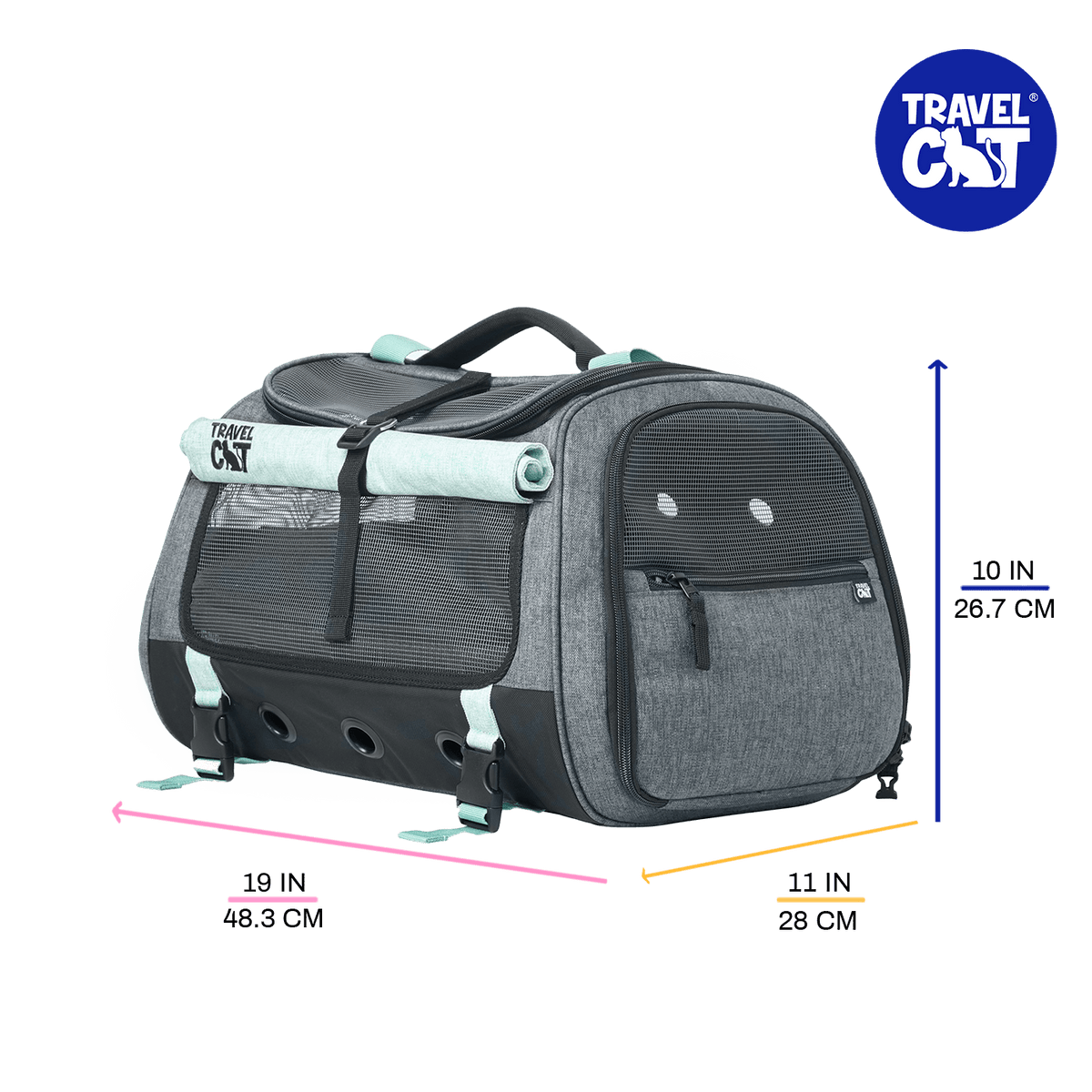 "The Transpurrter" Ultimate Calming Convertible Cat Carrier