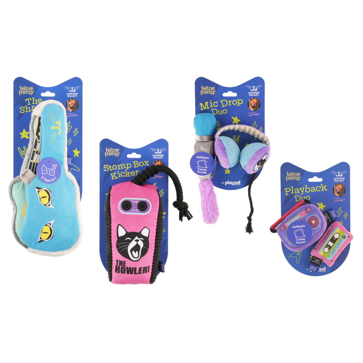 Playback Dúo, radiograbadora y casete - Jackson Galaxy x Feline Frenzy