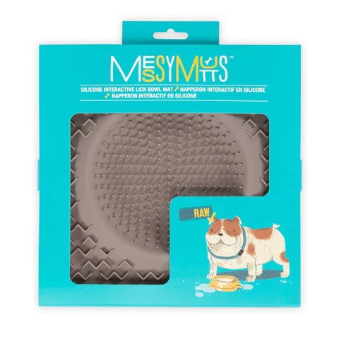 Silicone Therapeutic Licking Bowl Mat by Messy Mutts