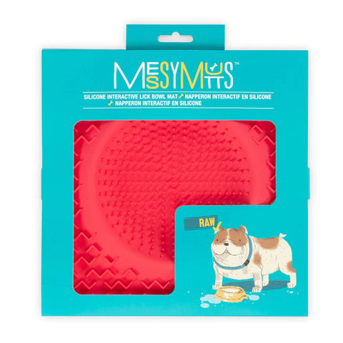 Silicone Therapeutic Licking Bowl Mat by Messy Mutts