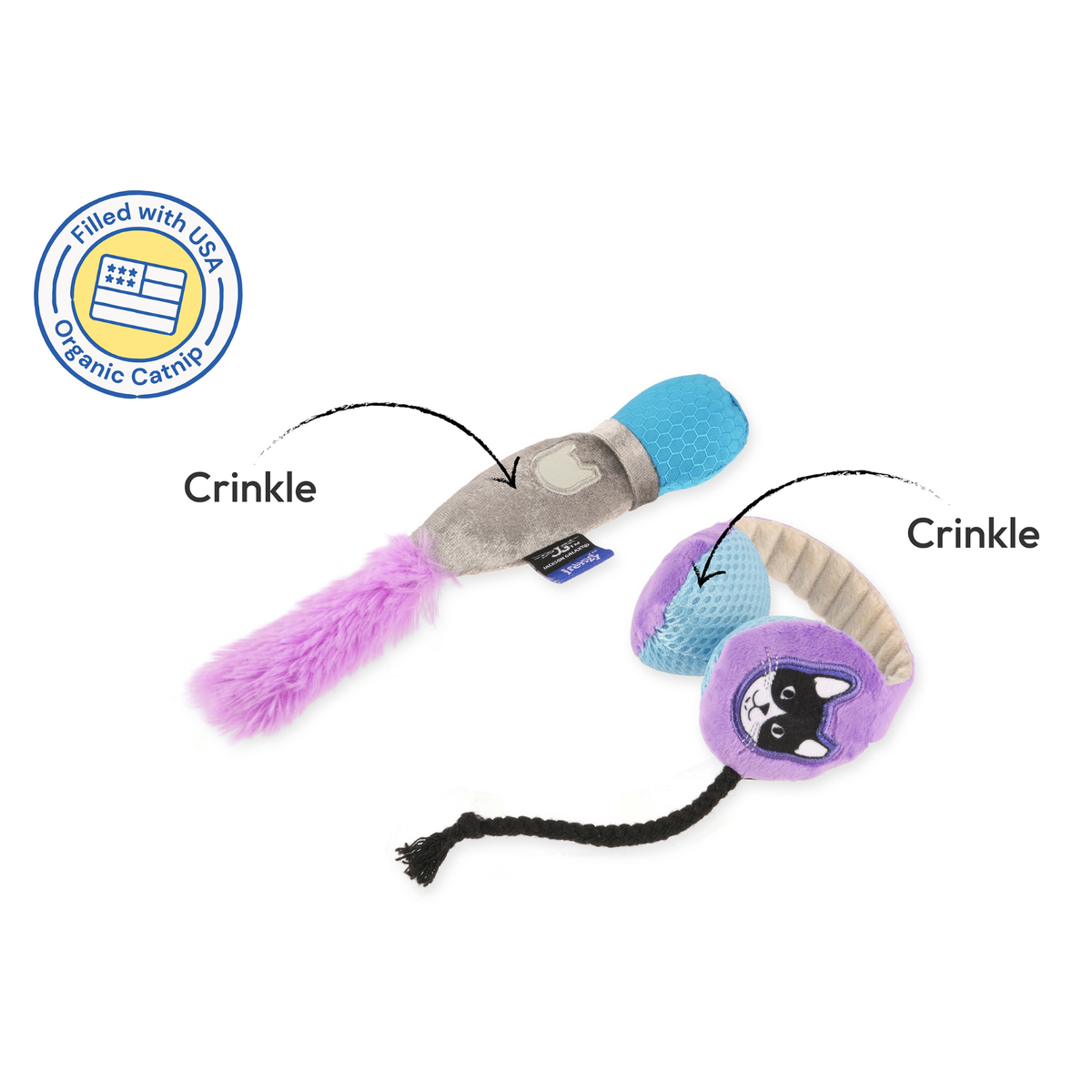 Mic Drop Duo, auriculares y micrófono - Jackson Galaxy x Feline Frenzy