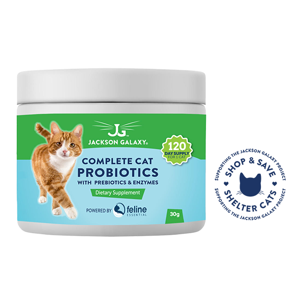 Complete Cat Probiotics with Prebiotics & Enzymes by Jackson Galaxy