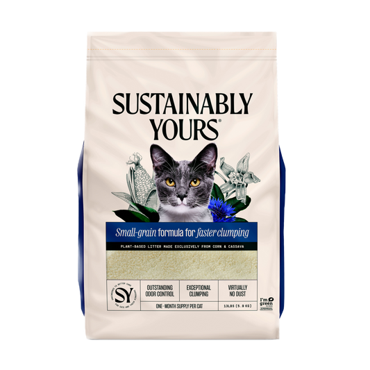 Sustainably Yours Natural Cat Litter - Small Grain (13 lbs)