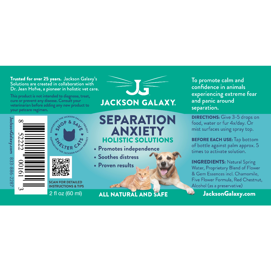 Separation Anxiety - Anti Anxiety Solution for Cats & Dogs