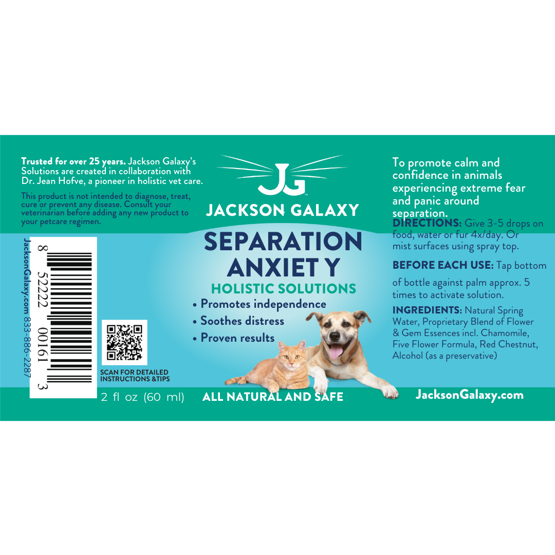 Separation Anxiety - Anti Anxiety Solution for Cats & Dogs