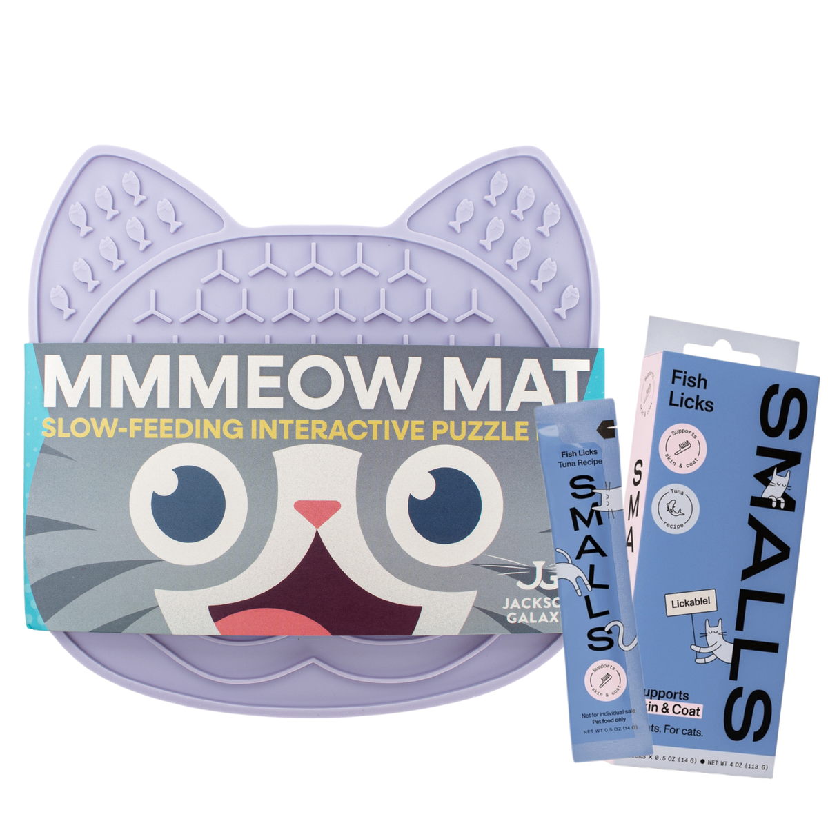 Paquete para lamer, tratar y repetir para gatos