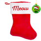 "Meow" Cat Christmas Stocking by Pearhead