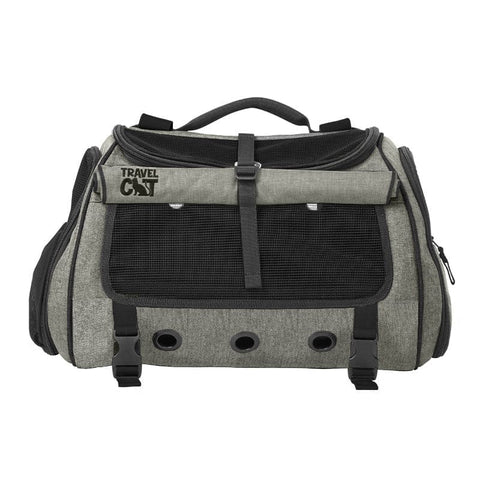 Transpurrter Ultimate Calming Convertible Cat Carrier in Heather Grey