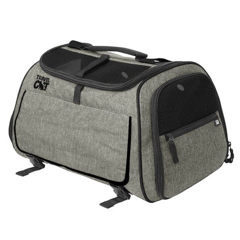 Transpurrter Ultimate Calming Convertible Cat Carrier in Heather Grey