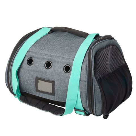 Transpurrter Ultimate Calming Convertible Cat Carrier in Heather Grey and Teal